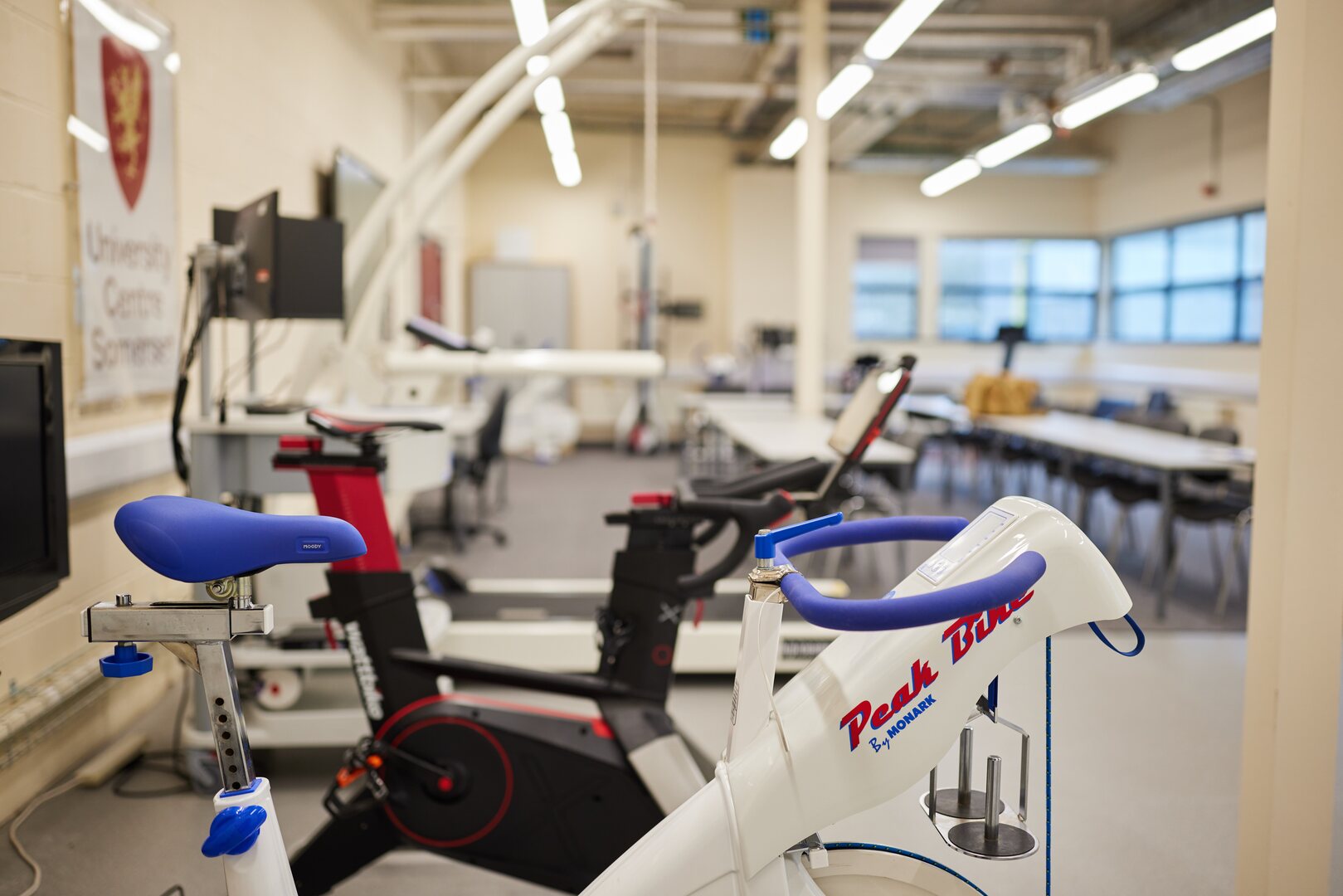 Sports Lab Exercise Bikes and Monitors University Centre Somerset